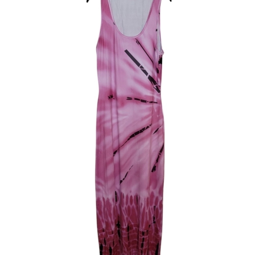 Pink Tie-Dye Maxi Dresses - Picture 5 of 6